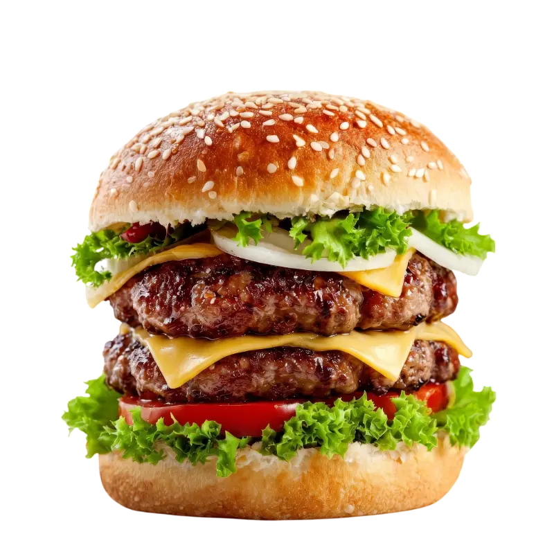 دبل تشييز برجر لحم - Double Beef Cheeseburger